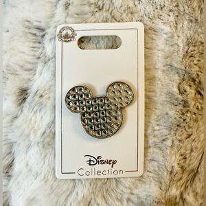 *NWT* Disney Parks Authentic Mickey Mouse Ears Head Icon Jeweled Crystal Pin